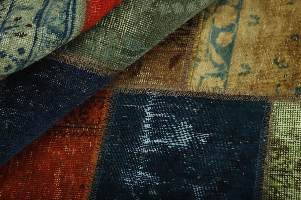 Vintage Royal Patchwork Rugs | Antique Persian Handcraft144 cm x 201 cm