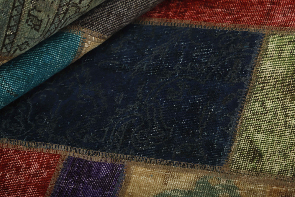 Vintage Royal Patchwork Rugs | Antique Persian Handcraft257 cm x 307 cm