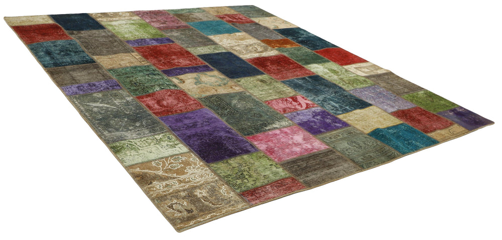 Vintage Royal Patchwork Rugs | Antique Persian Handcraft257 cm x 307 cm
