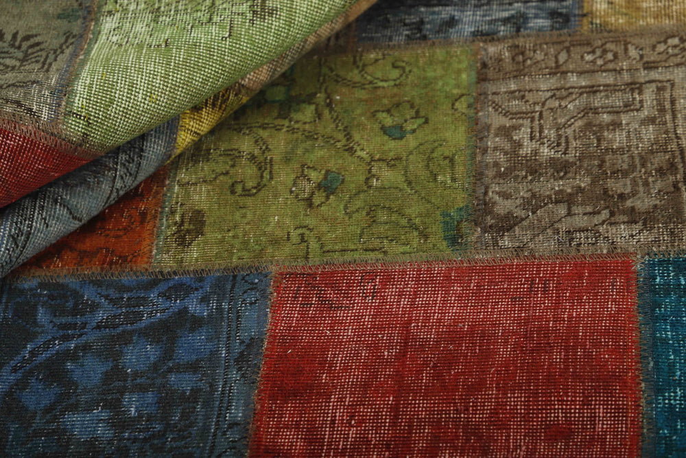 Vintage Royal Patchwork Rugs | Antique Persian Handcraft256 cm x 358 cm
