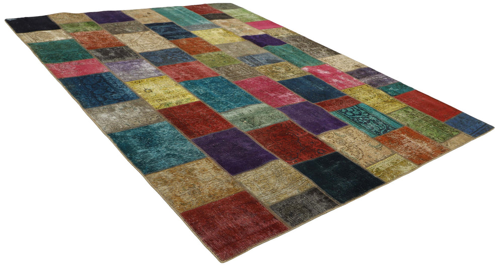 Vintage Royal Patchwork Rugs | Antique Persian Handcraft256 cm x 358 cm