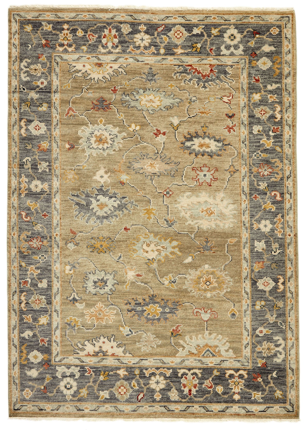 Hand-Knotted Oushak Wool Rugs | Turkish Tradition and Indian Craftsmanship252 cm x 354 cm