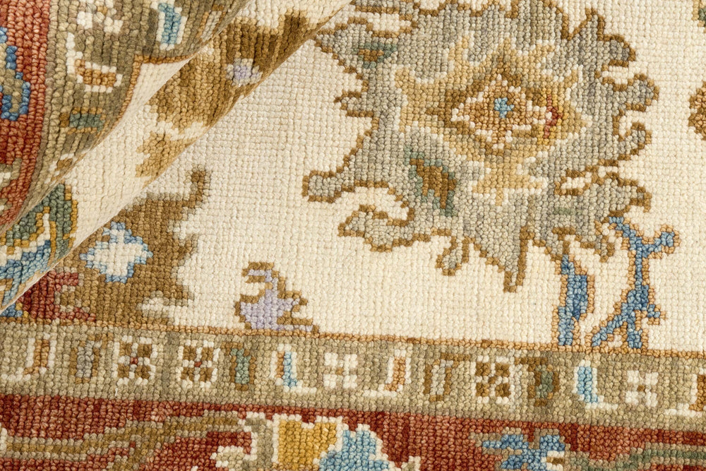 Hand-Knotted Oushak Wool Rugs | Turkish Tradition and Indian Craftsmanship170 cm x 243 cm