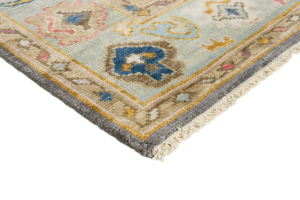 Hand-Knotted Oushak Wool Rugs | Turkish Tradition and Indian Craftsmanship200 cm x 300 cm