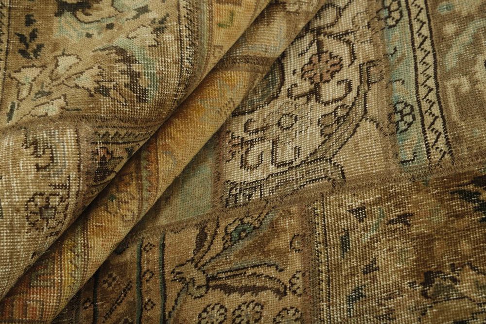 Vintage Royal Patchwork Rugs | Antique Persian Handcraft251 cm x 309 cm