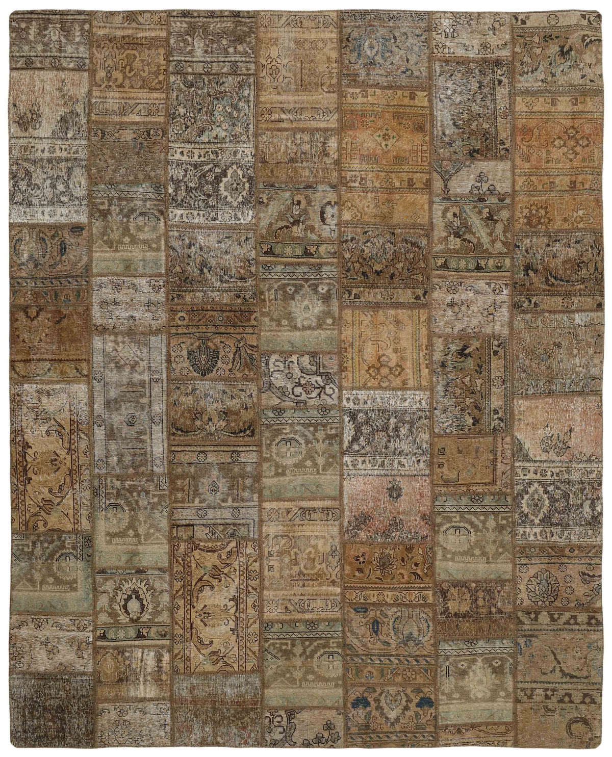 Vintage Royal Patchwork Rugs | Antique Persian Handcraft251 cm x 309 cm