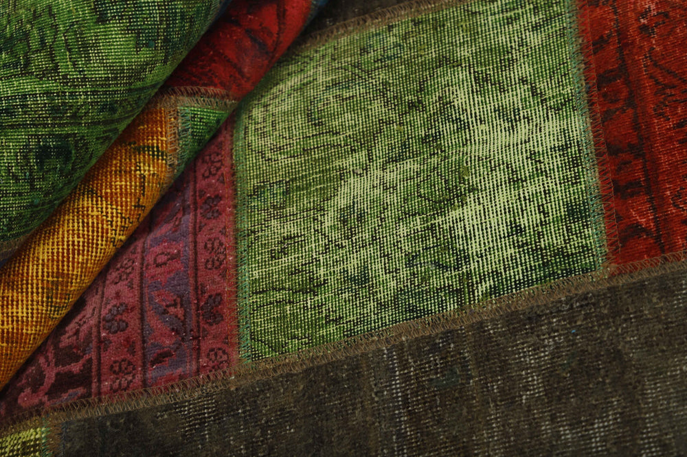 Vintage Royal Patchwork Rugs | Antique Persian Handcraft251 cm x 303 cm