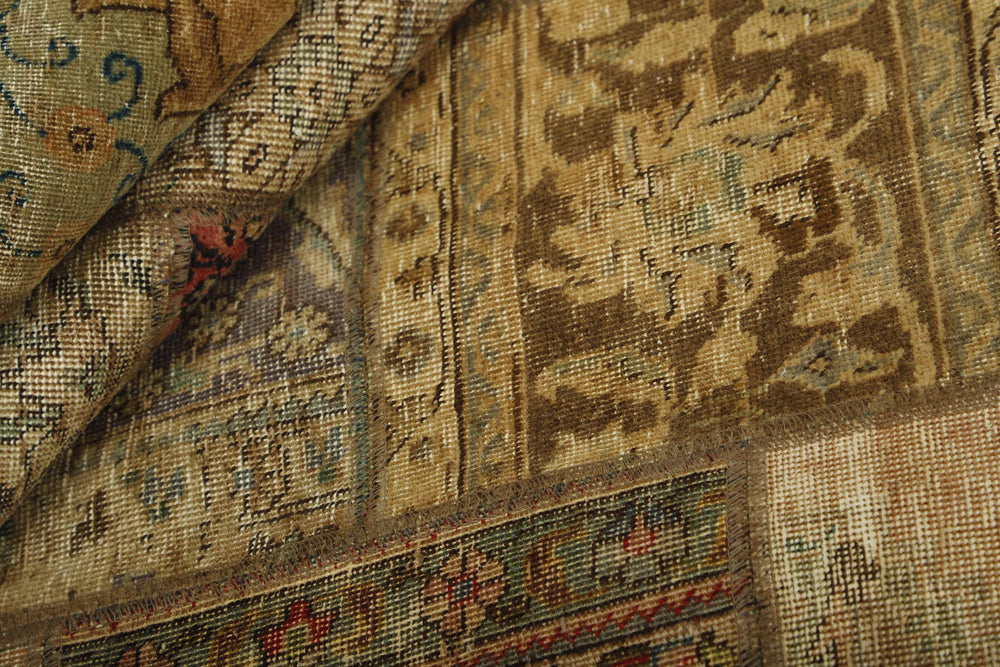 Vintage Royal Patchwork Rugs | Antique Persian Handcraft249 cm x 310 cm