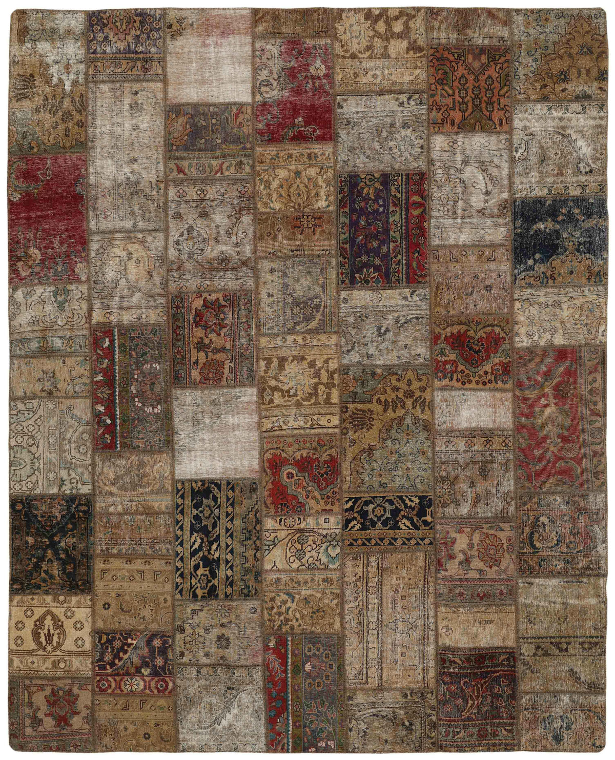 Vintage Royal Patchwork Rugs | Antique Persian Handcraft249 cm x 310 cm