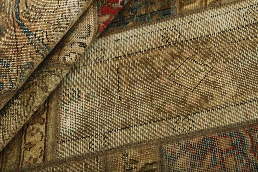 Vintage Royal Patchwork Rugs | Antique Persian Handcraft252 cm x 304 cm