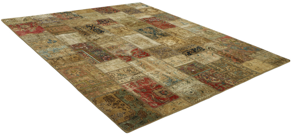 Vintage Royal Patchwork Rugs | Antique Persian Handcraft252 cm x 304 cm