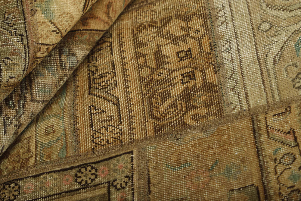 Vintage Royal Patchwork Rugs | Antique Persian Handcraft250 cm x 311 cm