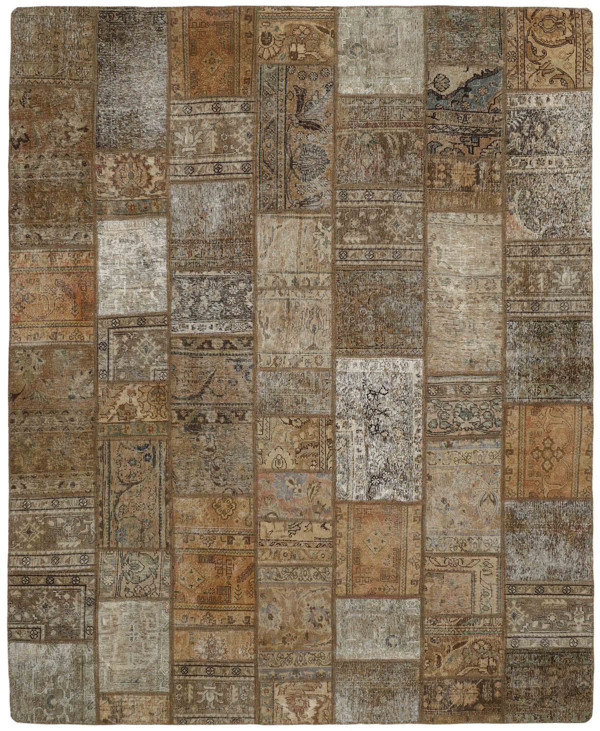 Vintage Royal Patchwork Rugs | Antique Persian Handcraft249 cm x 307 cm