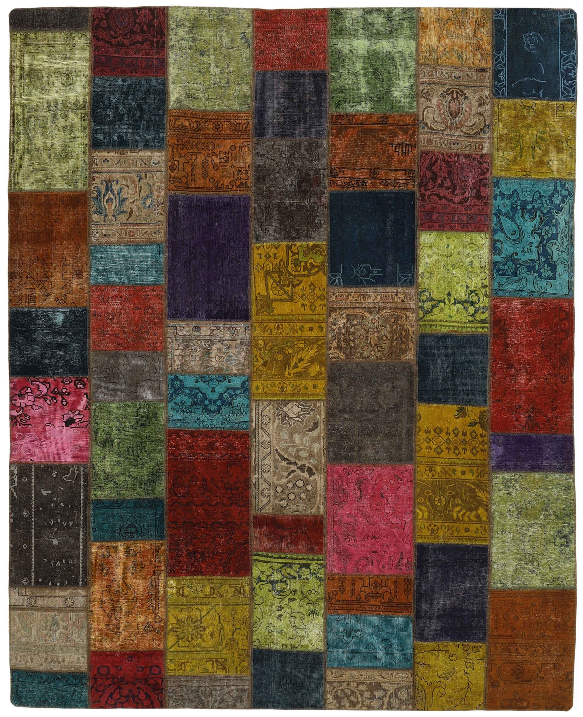 Vintage Royal Patchwork Rugs | Antique Persian Handcraft256 cm x 309 cm