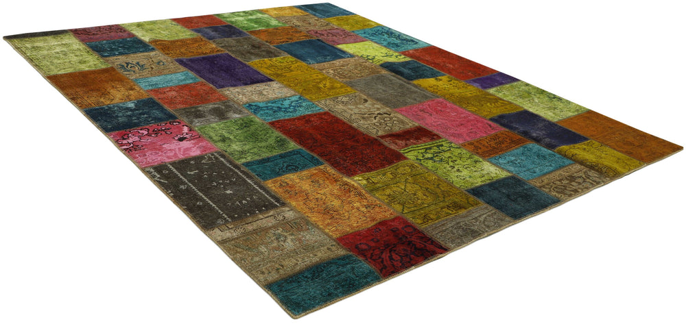 Vintage Royal Patchwork Rugs | Antique Persian Handcraft256 cm x 309 cm