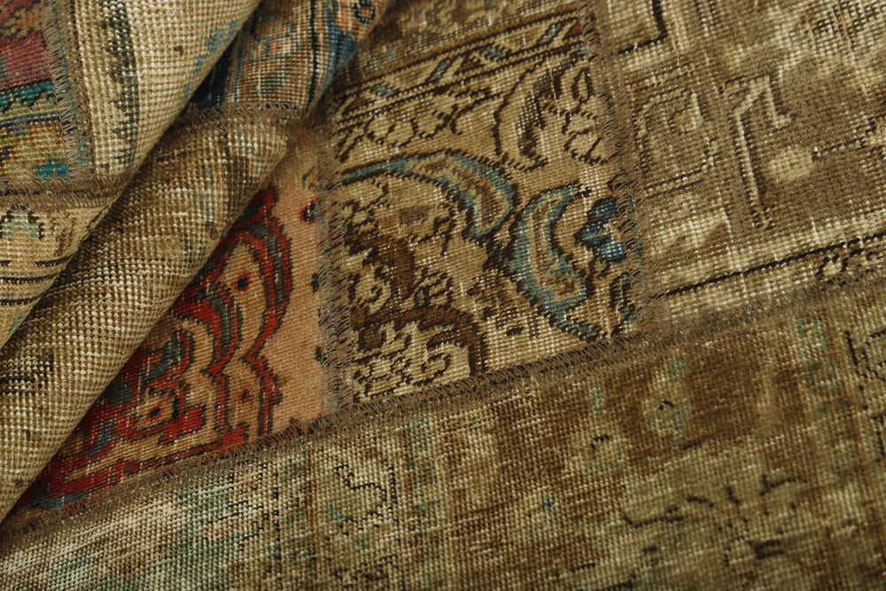 Vintage Royal Patchwork Rugs | Antique Persian Handcraft248 cm x 359 cm