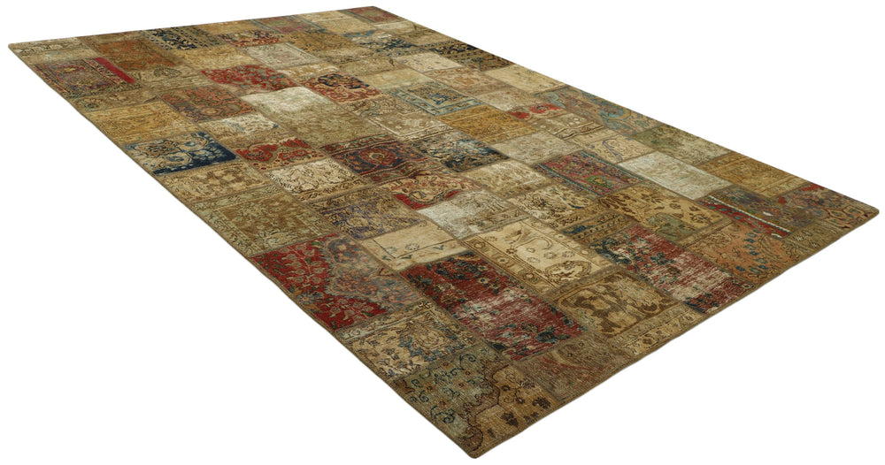 Vintage Royal Patchwork Rugs | Antique Persian Handcraft248 cm x 359 cm