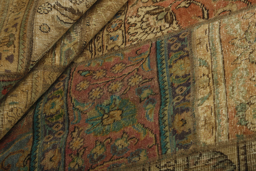 Vintage Royal Patchwork Rugs | Antique Persian Handcraft298 cm x 408 cm