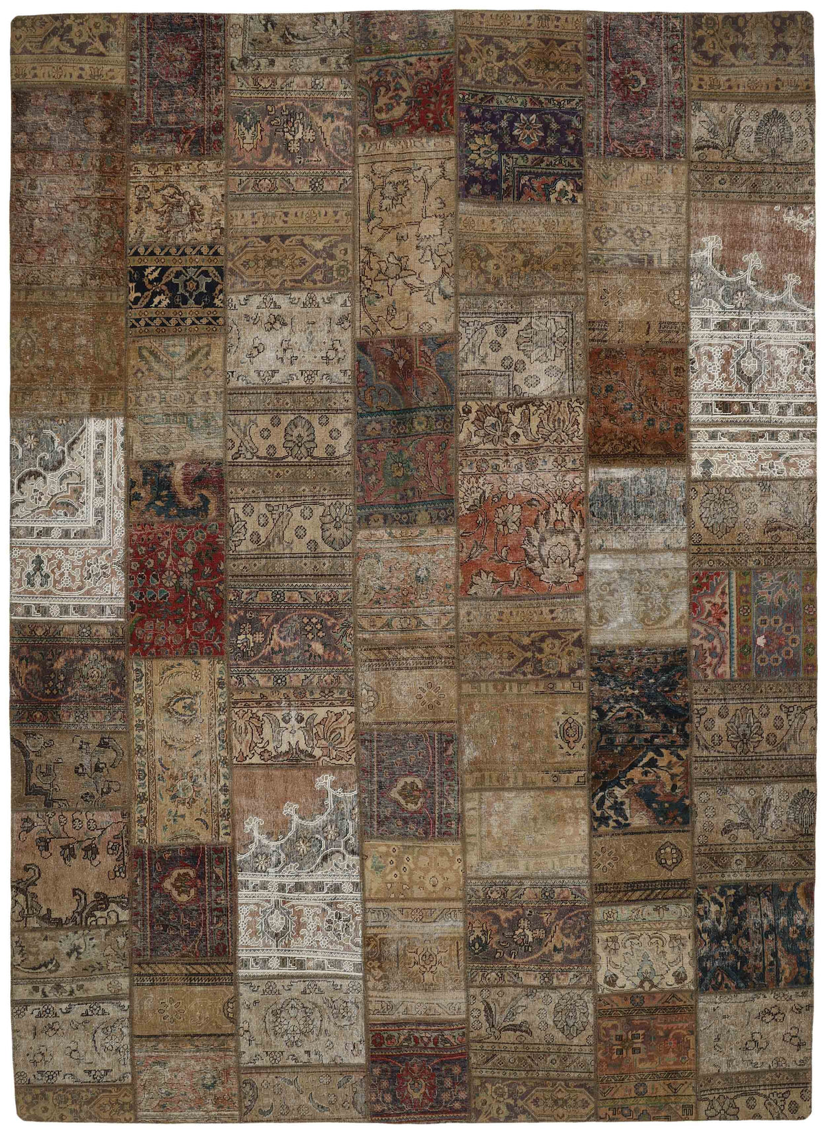 Vintage Royal Patchwork Rugs | Antique Persian Handcraft298 cm x 408 cm