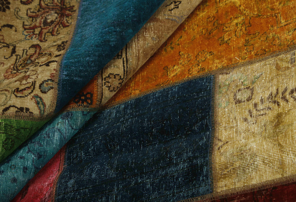 Vintage Royal Patchwork Rugs | Antique Persian Handcraft307 cm x 412 cm