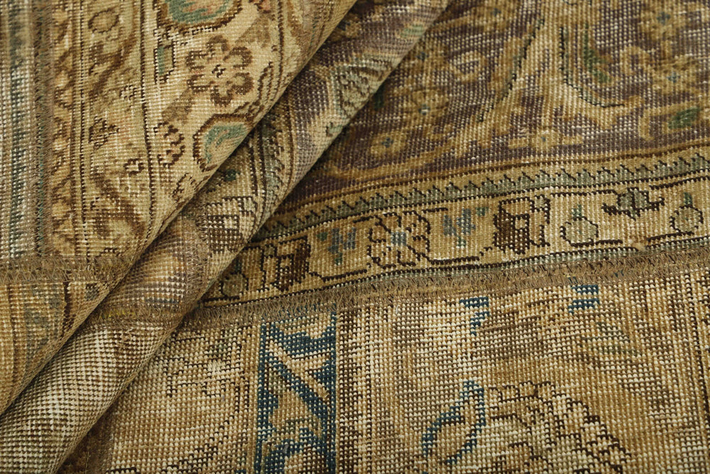 Vintage Royal Patchwork Rugs | Unique Persian Hand-Knotted Antique Rugs202 cm x 307 cm