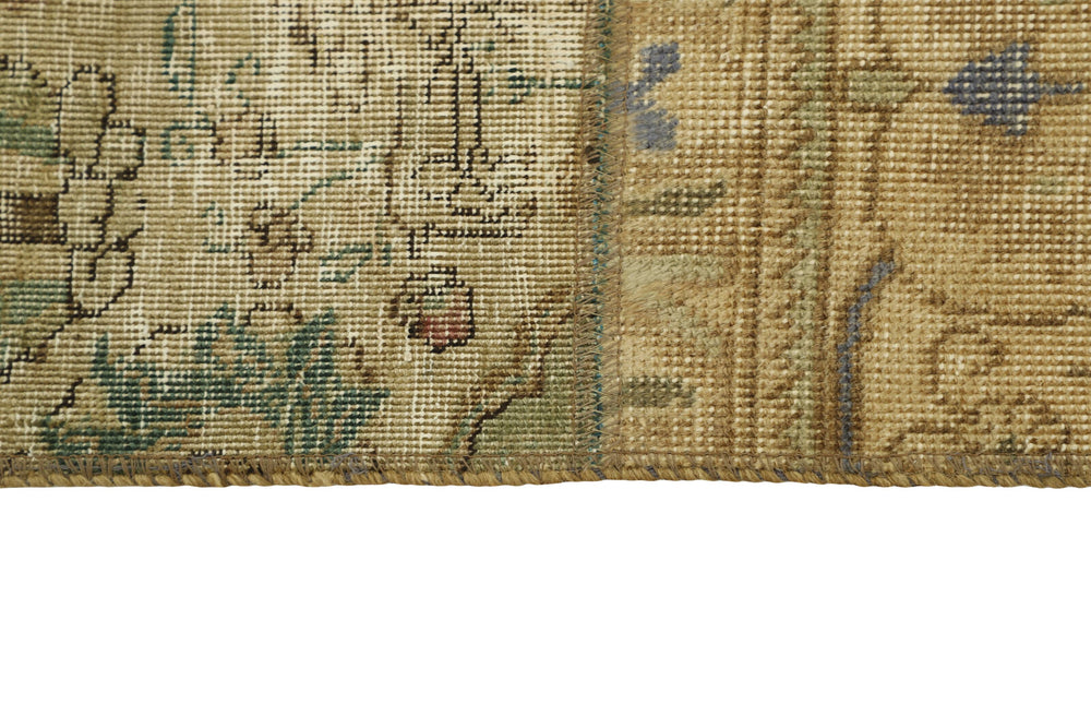 Vintage Royal Patchwork Rugs | Unique Persian Hand-Knotted Antique Rugs200 cm x 307 cm