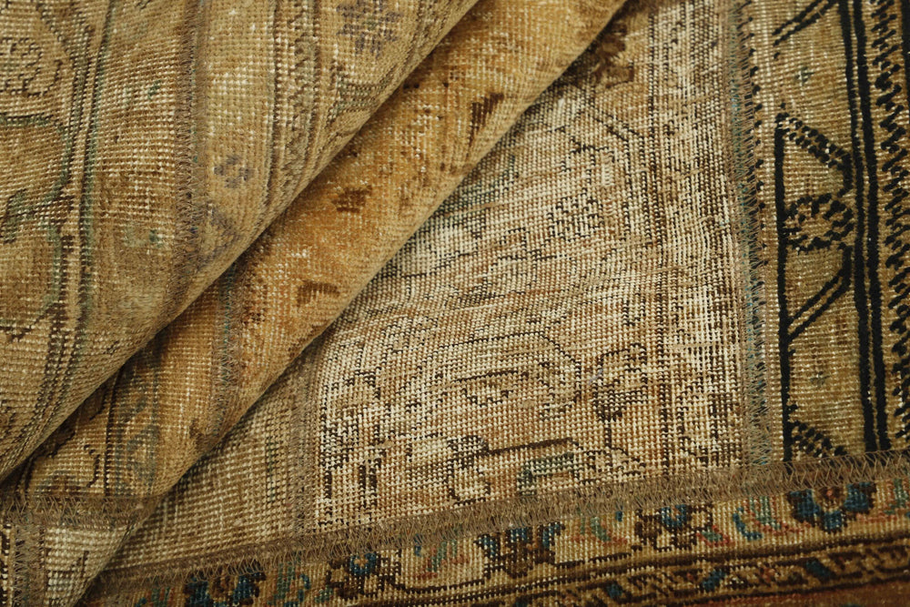 Vintage Royal Patchwork Rugs | Unique Persian Hand-Knotted Antique Rugs201 cm x 305 cm