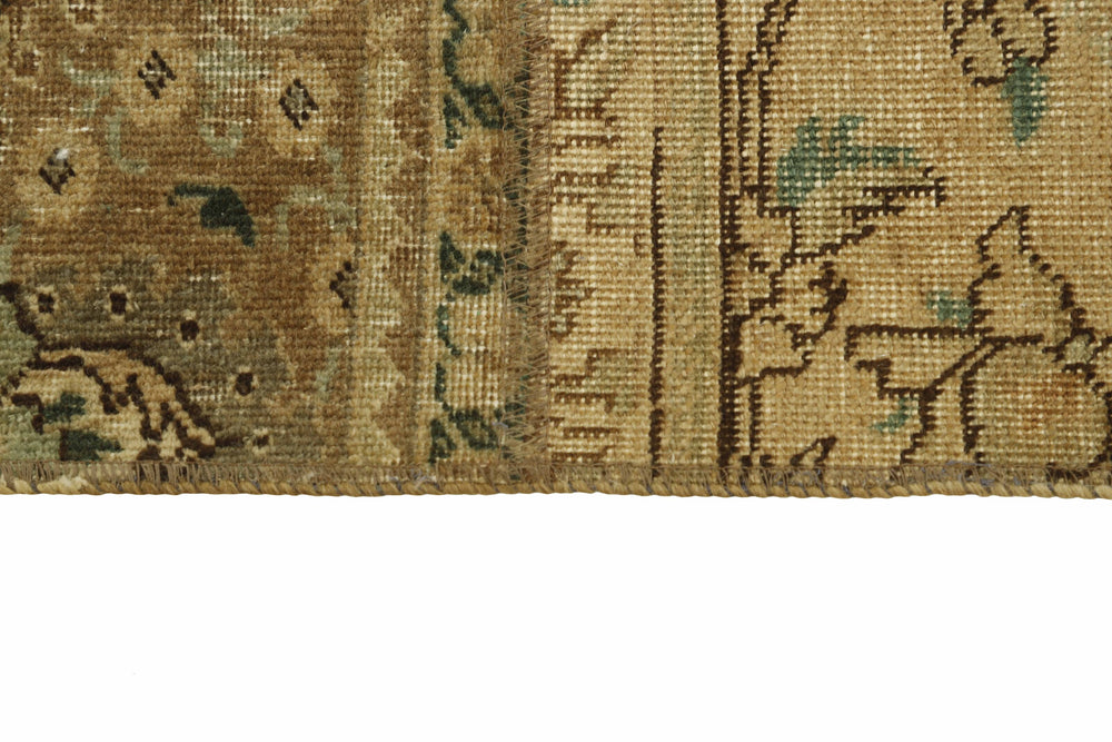 Vintage Royal Patchwork Rugs | Unique Persian Hand-Knotted Antique Rugs201 cm x 305 cm