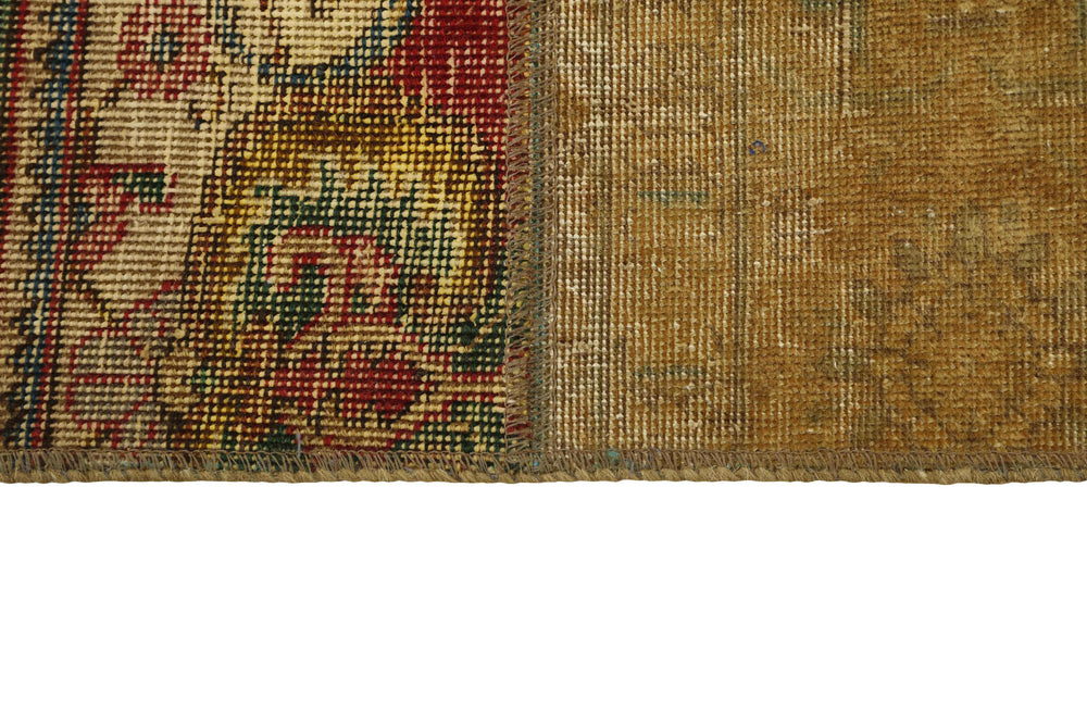 Vintage Royal Patchwork Rugs | Unique Persian Hand-Knotted Antique Rugs197 cm x 311 cm
