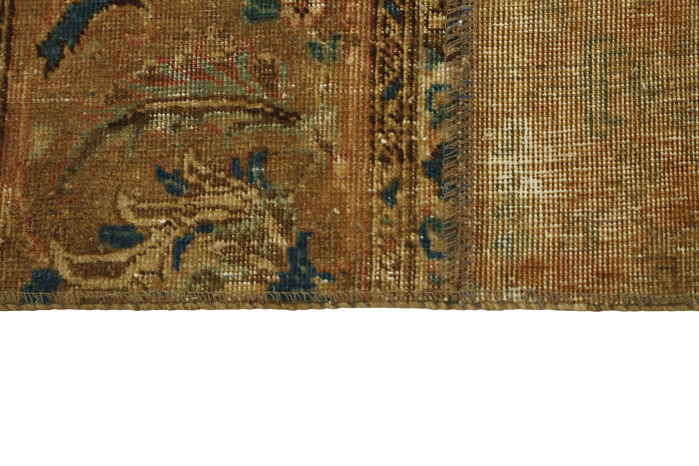 Vintage Royal Patchwork Rugs | Unique Persian Hand-Knotted Antique Rugs198 cm x 310 cm