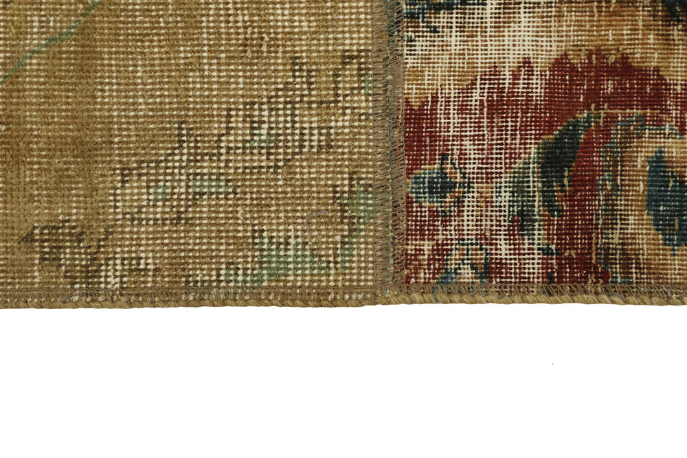 Vintage Royal Patchwork Rugs | Unique Persian Hand-Knotted Antique Rugs198 cm x 313 cm