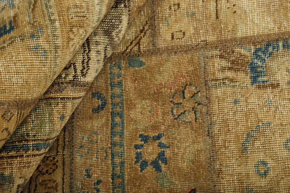 Vintage Royal Patchwork Rugs | Unique Persian Hand-Knotted Antique Rugs142 cm x 204 cm