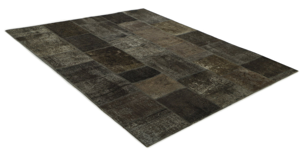 Vintage Royal Patchwork Rugs | Unique Persian Hand-Knotted Antique Rugs204 cm x 250 cm