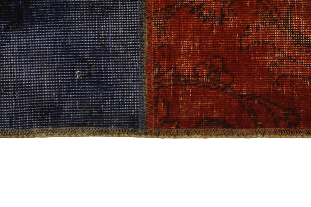 Vintage Royal Patchwork Rugs | Unique Persian Hand-Knotted Antique Rugs202 cm x 253 cm