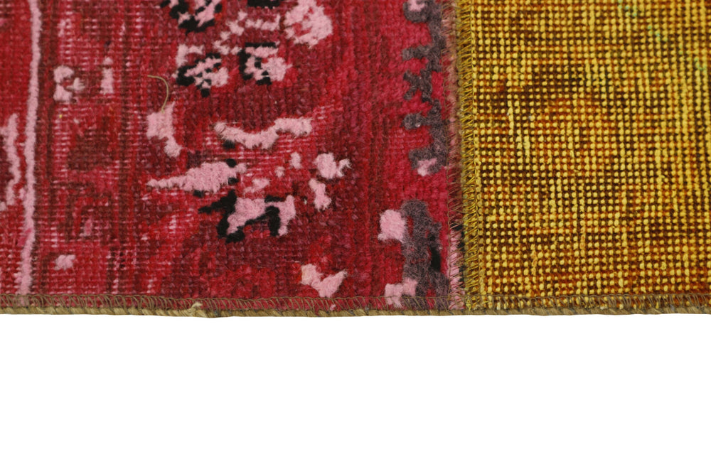 Vintage Royal Patchwork Rugs | Unique Persian Hand-Knotted Antique Rugs202 cm x 252 cm