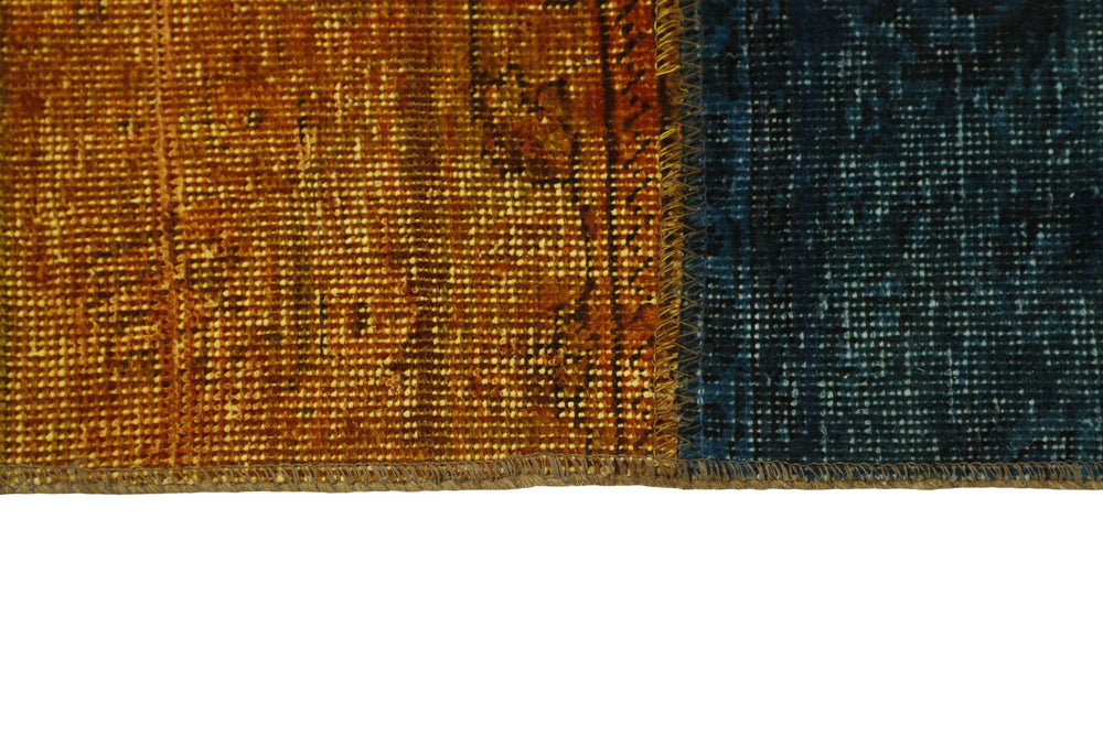 Vintage Royal Patchwork Rugs | Unique Persian Hand-Knotted Antique Rugs203 cm x 259 cm