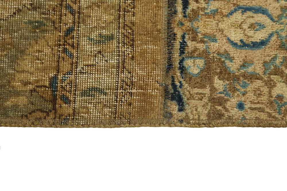 Vintage Royal Patchwork Rugs | Unique Persian Hand-Knotted Antique Rugs197 cm x 254 cm