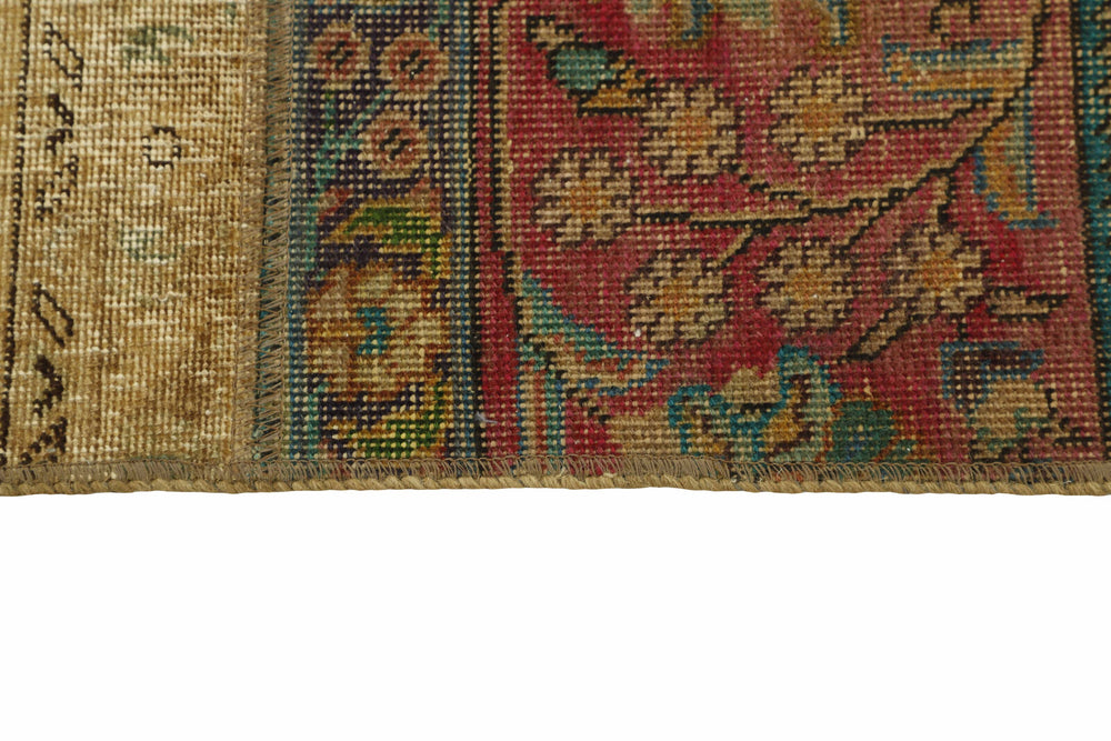 Vintage Royal Patchwork Rugs | Unique Persian Hand-Knotted Antique Rugs197 cm x 250 cm