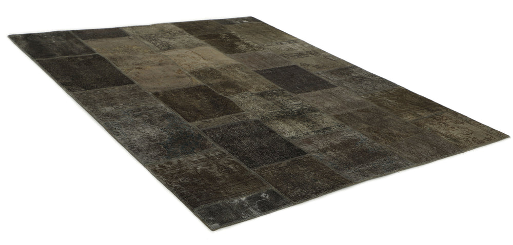 Vintage Royal Patchwork Rugs | Unique Persian Hand-Knotted Antique Rugs206 cm x 253 cm
