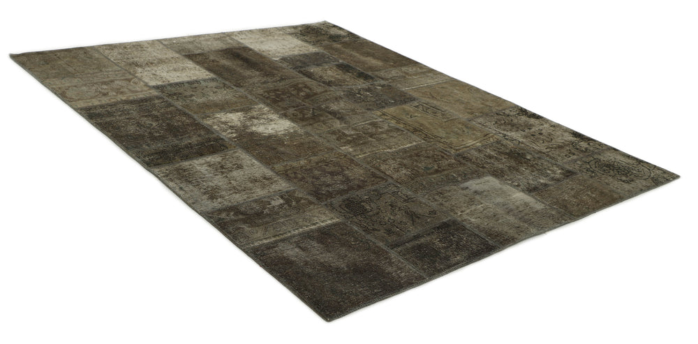 Vintage Royal Patchwork Rugs | Unique Persian Hand-Knotted Antique Rugs205 cm x 256 cm