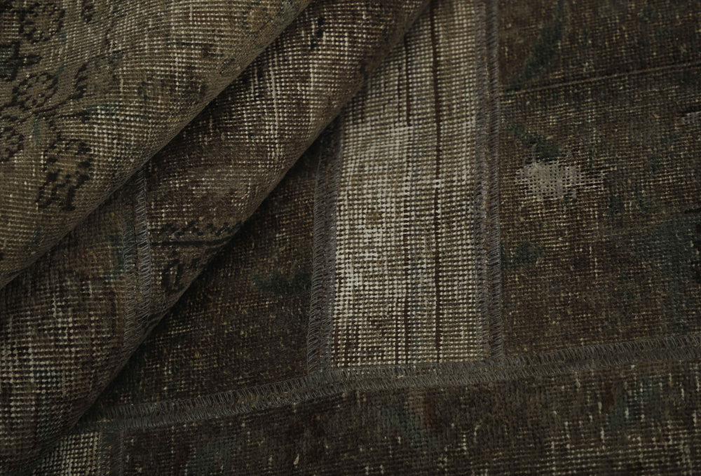 Vintage Royal Patchwork Rugs | Unique Persian Hand-Knotted Antique Rugs200 cm x 257 cm