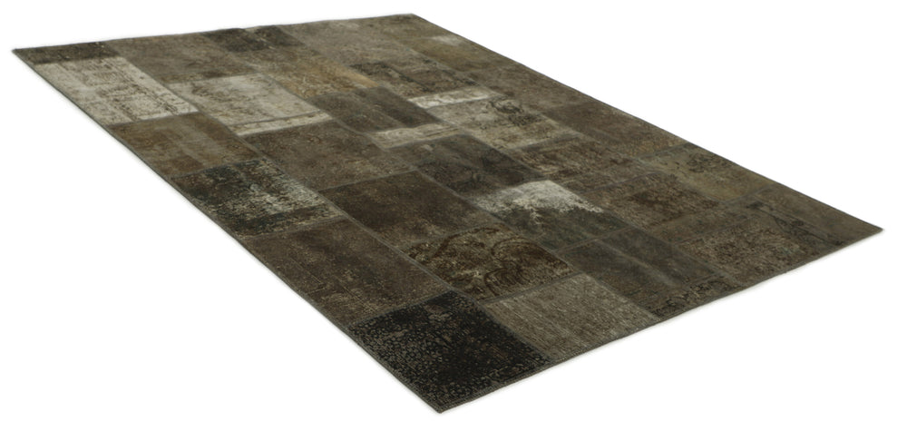 Vintage Royal Patchwork Rugs | Unique Persian Hand-Knotted Antique Rugs200 cm x 257 cm