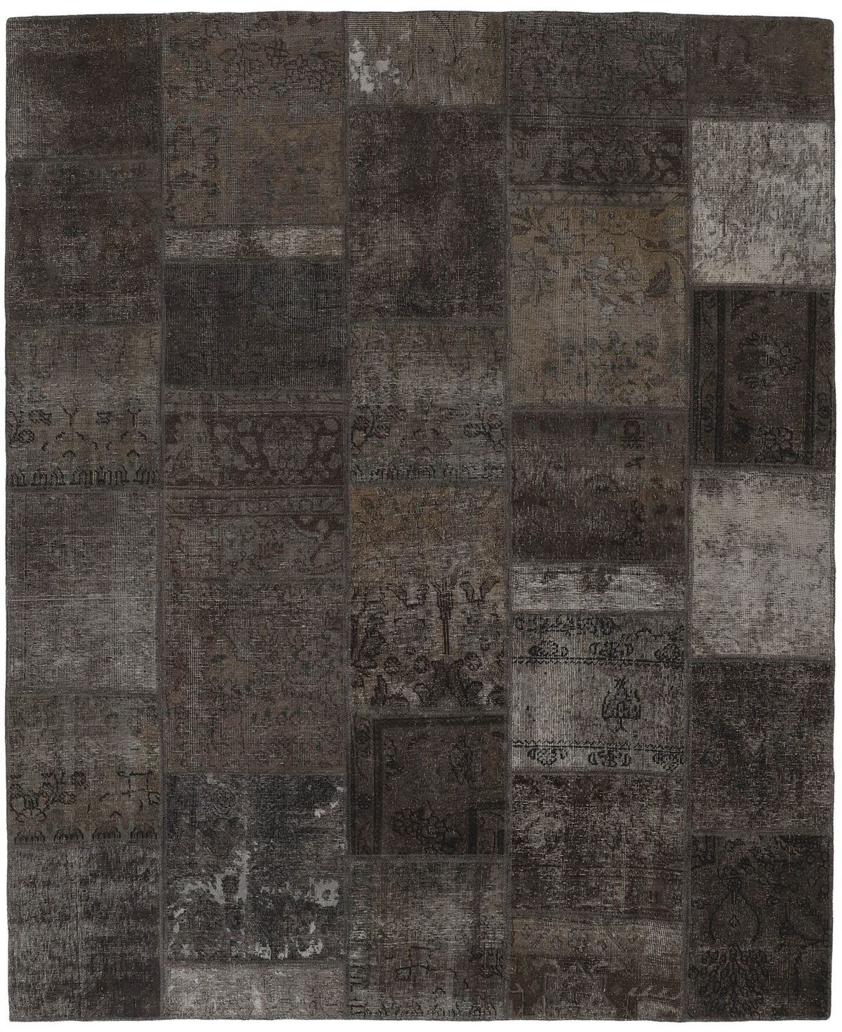 Vintage Royal Patchwork Rugs | Unique Persian Hand-Knotted Antique Rugs200 cm x 251 cm