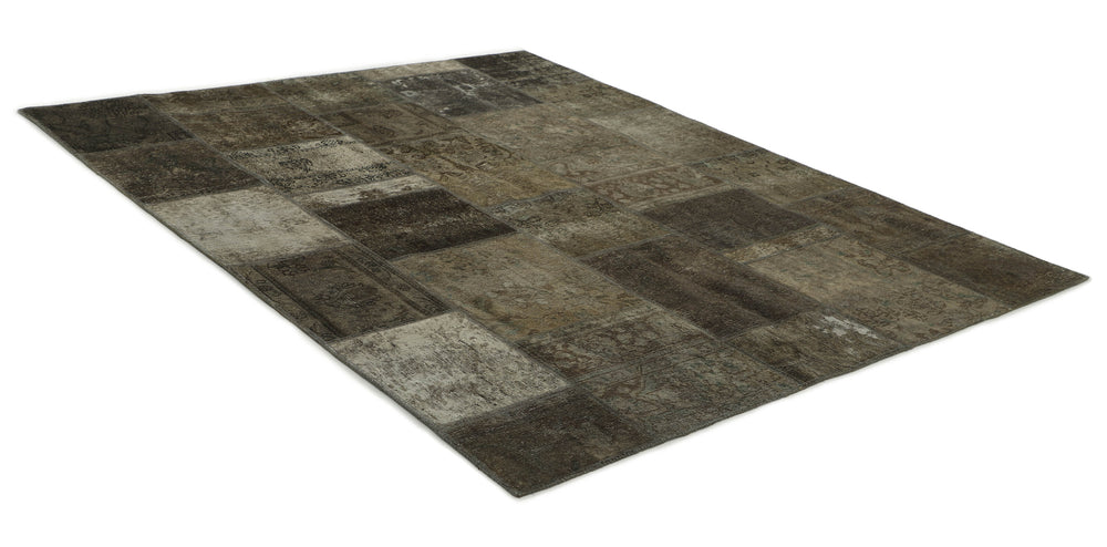 Vintage Royal Patchwork Rugs | Unique Persian Hand-Knotted Antique Rugs200 cm x 251 cm