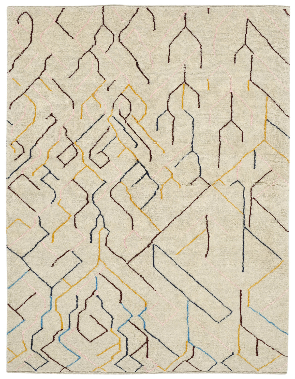 Harvest Rug Collection | Hand-Knotted Persian Wool Rugs with Silk Accents150 cm x 191 cm