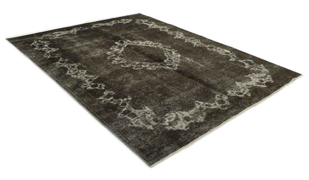 Vintage Royal Collection: Antique Persian Hand-Knotted Rugs in Stonewashed, Recoloured Finishes225 cm x 312 cm