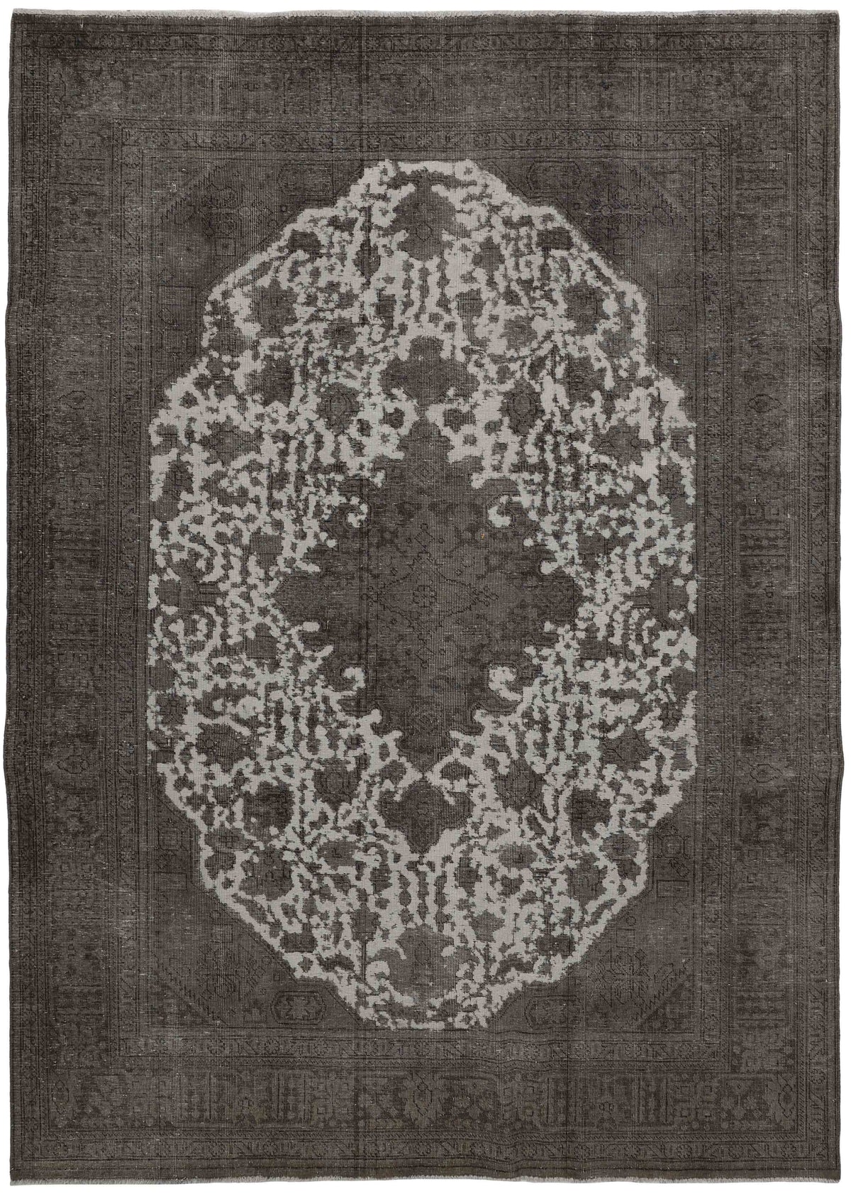 Vintage Royal Collection: Antique Persian Hand-Knotted Rugs in Stonewashed, Recoloured Finishes245 cm x 345 cm