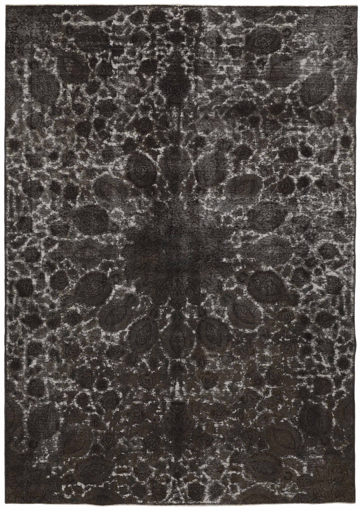 Vintage Royal Collection: Antique Persian Hand-Knotted Rugs in Stonewashed, Recoloured Finishes210 cm x 309 cm