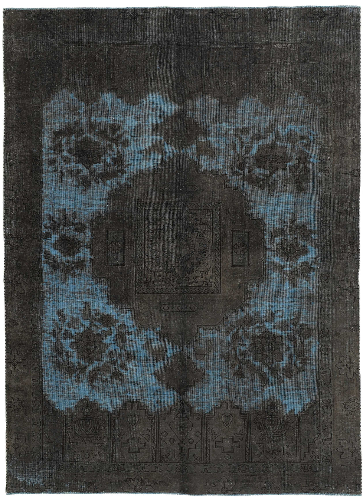 Vintage Royal Collection: Antique Persian Hand-Knotted Rugs in Stonewashed, Recoloured Finishes186 cm x 260 cm