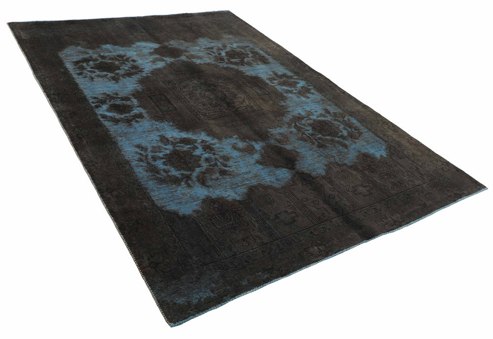 Vintage Royal Collection: Antique Persian Hand-Knotted Rugs in Stonewashed, Recoloured Finishes186 cm x 260 cm